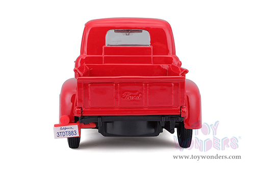 Maisto - Ford F-1 Pickup Truck (1948, 1/25 scale diecast model car, Red) 31935R