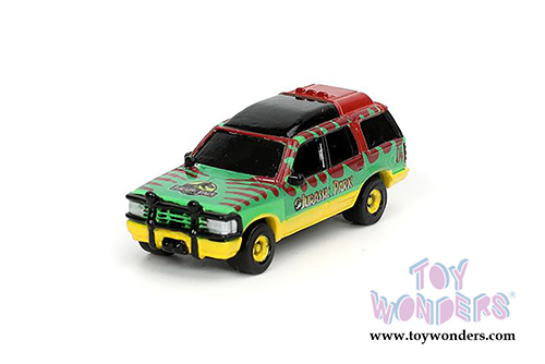 Jada Toys Nano Hollywood Rides | Jurassic World 3-Pack (1/65, diecast model car, Asstd.) 31955