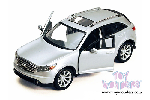 Maisto - Infiniti FX45 SUV w/ Sunroof (2005, 1/24 scale diecast model car, Silver) 31994SV