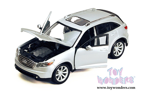 Maisto - Infiniti FX45 SUV w/ Sunroof (2005, 1/24 scale diecast model car, Silver) 31994SV