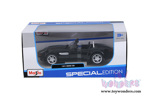 Maisto - Special Edition | BMW Z8 Convertible (1/24 scale diecast model car, Black) 31996BK