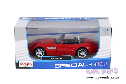 Maisto - Special Edition | BMW Z8 Convertible (1/24 scale diecast model car, Red) 31996R
