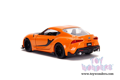 Jada Toys Fast & Furious - Han's Toyota Supra Hardtop (2020, 1/32 scale diecast model car, Orange/Black) 32016