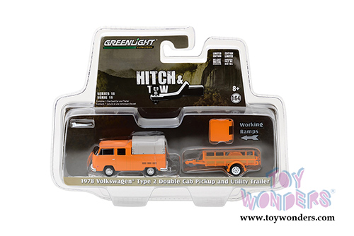 Greenlight - Hitch & Tow Series 11 (1/64 scale diecast model car, Asstd.) 32110/48