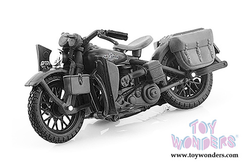 Maisto HD - Ford F-1 Pickup Harley-Davidson / WLA Flathead Motorcycle (1948/ 1942, 1/24 scale diecast model car, Black) 32185BK