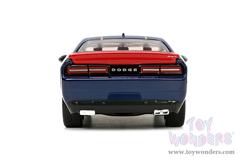 Jada Toys - Dodge Challenger SRT Hellcat with Marvel Thor Diecast Figure (2015, 1/24, diecast model car, Dark Blue) 32186