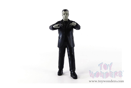 Jada Toys - Hollywood Rides | Universal Monsters Chevrolet® Suburban™ with Frankenstein Diecast Figure (1957, 1/24, diecast model toy, Gray/Black) 32191