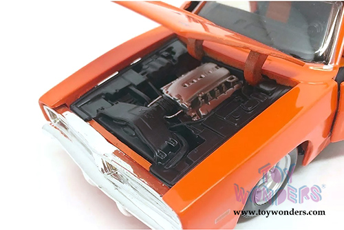 Maisto HD Custom - Dodge Charger R/T #1 Hardtop (1969, 1/25 scale diecast model car, Orange) 32196OR