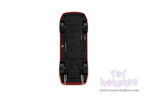 Jada Toys - Hollywood Rides | Mazda RX-7 RHD (Right Hand Drive) with Trix Rabbit Diecast Figure "Trix Cereal" (1985, 1/24, diecast model car, Red) 32199