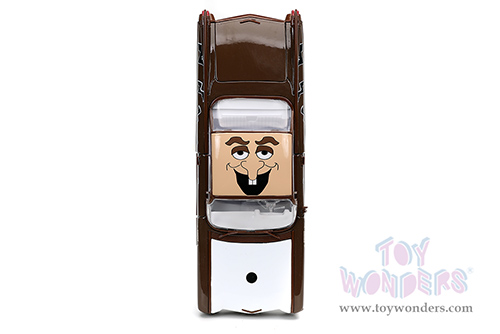 Jada Toys - Hollywood Rides | General Mills Cadillac&reg; Coupe Deville&trade; with Count Chocula&trade; Diecast Figurine (1959, 1/24, diecast model car, Dark Brown) 32204