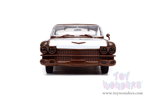 Jada Toys - Hollywood Rides | General Mills Cadillac&reg; Coupe Deville&trade; with Count Chocula&trade; Diecast Figurine (1959, 1/24, diecast model car, Dark Brown) 32204