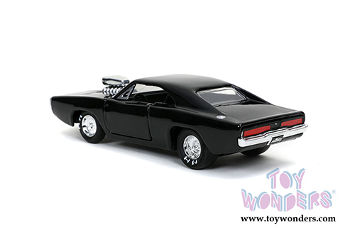 Jada Toys Fast & Furious - Dom's Dodge Charger Hardtop (1970, 1/32 scale diecast model car, Black) 32215
