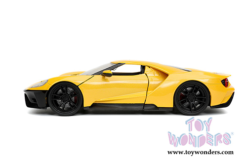 Jada Toys Hyper-Spec - Ford GT Hardtop (2017, 1/24, diecast model car, Yellow/Black) 32257/4