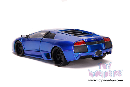 Jada Toys Hyper-Spec - Lamborghini Murcielago LP640 Hardtop (1/24, diecast model car, Candy Blue) 32279/4