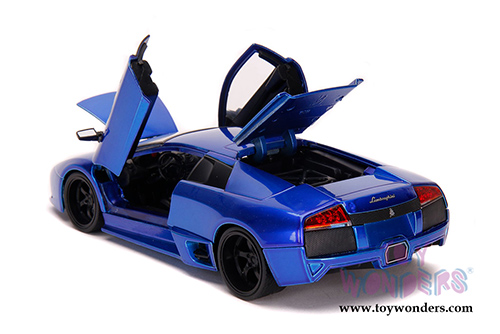 Jada Toys Hyper-Spec - Lamborghini Murcielago LP640 Hardtop (1/24, diecast model car, Candy Blue) 32279/4