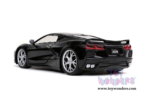 Jada Toys Bigtime Muscle - Chevrolet&reg; Corvette&reg; Stingray Hardtop (2020, 1/24 scale diecast model car, Glossy Black) 32284/4
