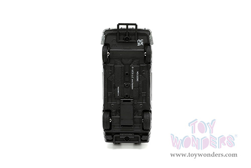 Jada Toys - Hollywood Rides | DeLorean DMC (Time Machine) "Back to the Future Part III" (1990 Movie) (1/32 scale diecast model car, Brushed Metal) 32290