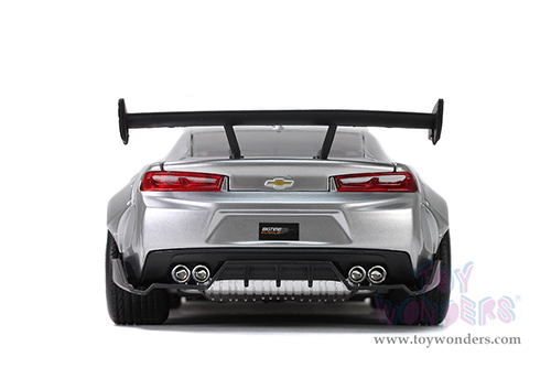 Jada Toys Bigtime Muscle - Chevrolet&reg; Camaro&reg; Widebody# 02 Hardtop "Bridgestone" (2016, 1/24 scale diecast model car, Silver) 32300/4