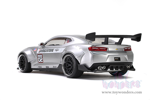 Jada Toys Bigtime Muscle - Chevrolet&reg; Camaro&reg; Widebody# 02 Hardtop "Bridgestone" (2016, 1/24 scale diecast model car, Silver) 32300/4