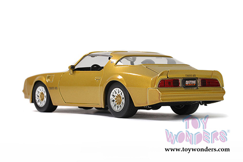 Jada Toys Bigtime Muscle - Pontiac&reg; Firebird&reg; Trans Am T-Top (1977, 1/24 scale diecast model car, Gold) 32302/4
