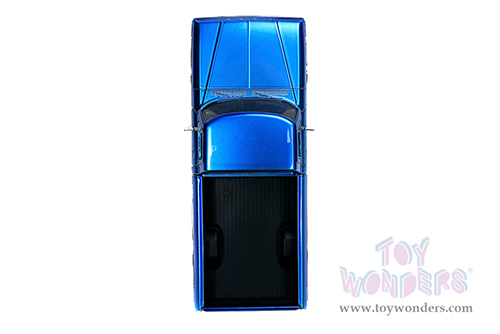 Jada Toys Just Trucks - Ford F-150 Custom Pickup Truck with Extra Wheels (1979, 1/24 scale diecast model car, Candy Blue with White) 32309