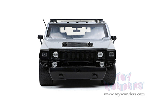 Jada Toys Just Trucks - Hummer® H2® with Extra Wheels (2003, 1/24 scale diecast model car, Gray) 32310