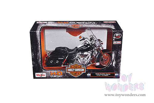 Maisto - HD Custom - FLHRC Road King&reg; Classic Harley-Davidson Motorcycles (2013, 1/12 scale diecast model car, Black) 32322