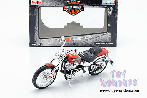 Maisto - HD Custom - CVO Breakout Harley-Davidson Motorcycles (2014, 1/12 scale diecast model car, Orange) 32327