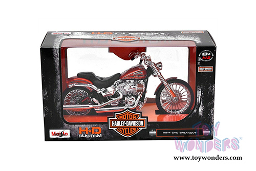Maisto - HD Custom - CVO Breakout Harley-Davidson Motorcycles (2014, 1/12 scale diecast model car, Orange) 32327