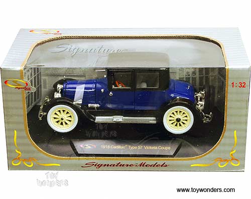 Signature Models - Cadillac Type 57 Victoria Coupe (1918, 1/32 scale diecast model car, Blue) 32355BU