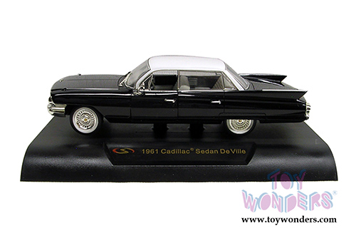 Signature Models - Cadillac Sedan DeVille Hardtop (1961, 1/32 scale diecast model car, Black) 32362BLACK