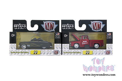 Castline M2 Machines - Mooneyes Release 1 (1/64 scale diecast model car, Asstd.) 32500/MOON01
