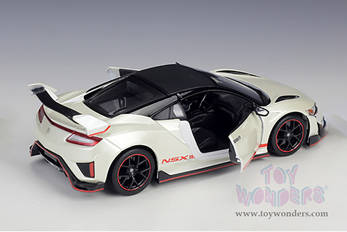 Maisto Design - Exotics | Acura NSX Hardtop (2018, 1/24 scale diecast model car, White) 32536W