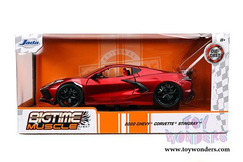 Jada Toys Bigtime Muscle - Chevrolet® Corvette® Stingray Hardtop (2020, 1/24 scale diecast model car, Candy Red) 32538/4