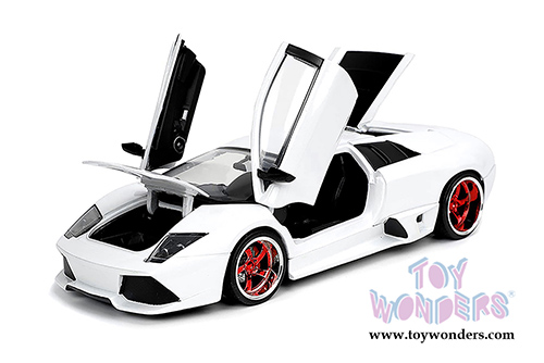 Jada Toys Hyper-Spec - Lamborghini Murcielago LP640 Hardtop (2010, 1/24, diecast model car, White) 32570/4