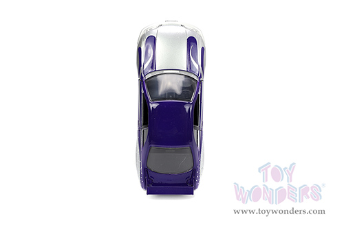 Jada Toys Fast & Furious - Nissan Skyline GT-R (BCNR33) (1/32 scale diecast model car, Purple/Silver) 32587