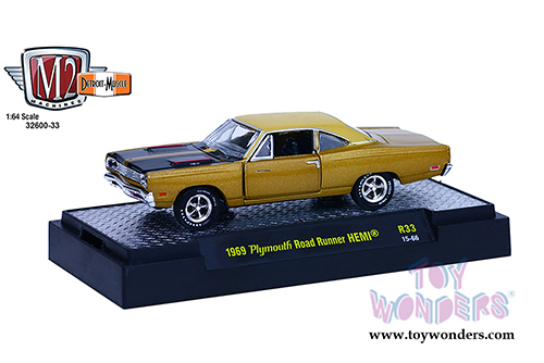 Castline M2 Machines - Detroit Muscle Release 33 (1/64 scale diecast model car, Asstd.) 32600/33