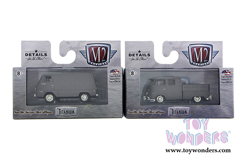 Castline M2 Machines - Titanium Release 01 (1/64 scale diecast model car, Dark Gray) 32600/TI01