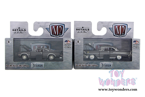 Castline M2 Machines - Titanium Release 01 (1/64 scale diecast model car, Dark Gray) 32600/TI01