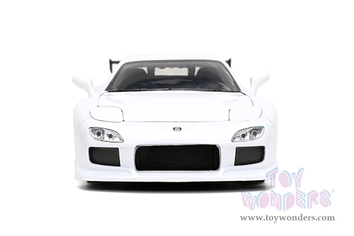 Jada Toys Fast & Furious - Mazda RX-7 "HKS" (1993, 1/24 scale diecast model car, White) 32607/4