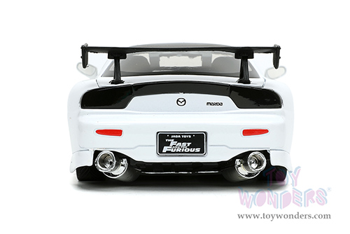 Jada Toys Fast & Furious - Mazda RX-7 "HKS" (1993, 1/24 scale diecast model car, White) 32607/4