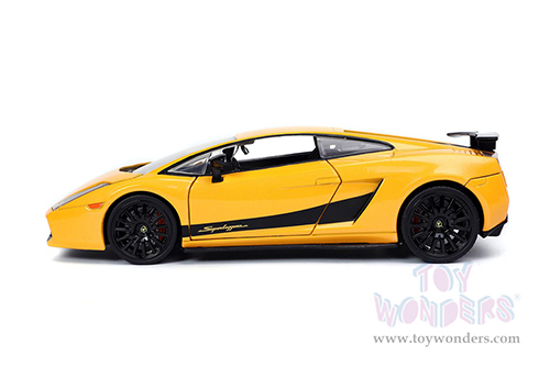 Jada Toys Fast & Furious - Lamborghini Gallardo Superleggera Hardtop (1/24 scale diecast model car, Yellow/Black) 32609/4