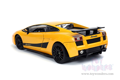 Jada Toys Fast & Furious - Lamborghini Gallardo Superleggera Hardtop (1/24 scale diecast model car, Yellow/Black) 32609/4