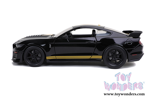 Jada Toys Bigtime Muscle - Ford Mustang Shelby® GT500® Hardtop (2020, 1/24 scale diecast model car, Glossy Black) 32661/4