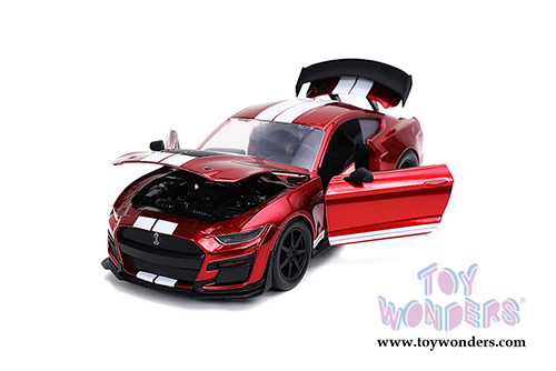 Jada Toys Bigtime Muscle - Ford Mustang Shelby&reg; GT500&reg; Hardtop (2020, 1/24 scale diecast model car, Candy Red) 32662/4