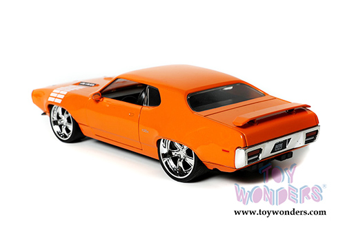 Jada Toys Bigtime Muscle - Plymouth GTX Hardtop (1972, 1/24 scale diecast model car, Orange) 32697/4