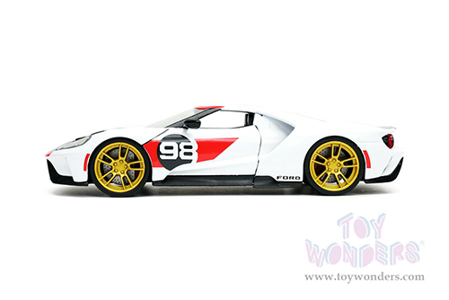 Jada Toys Bigtime Muscle - Ford Gt #98 Hardtop (2021, 1/24 scale diecast model car, White) 32700/4