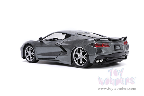 Jada Toys Hyper-Spec - Chevrolet&reg; Corvette&reg; Stingray C8 Hardtop (2020, 1/24, diecast model car, Dark Gray) 32716/4