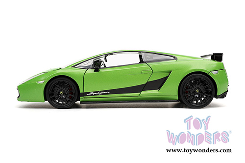 Jada Toys Hyper-Spec - Lamborghini Gallardo Superleggera Hardtop (1/24, diecast model car, Green/Black) 32717/4