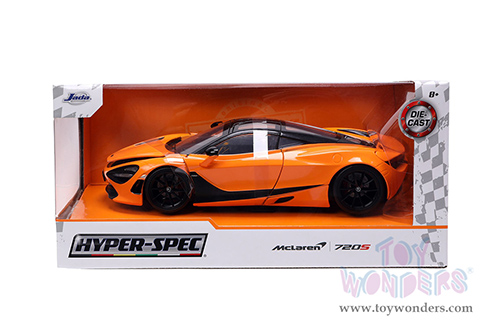 Jada Toys Hyper-Spec - McLaren 720S Hardtop (1/24, diecast model car, Orange/Black) 32719/4